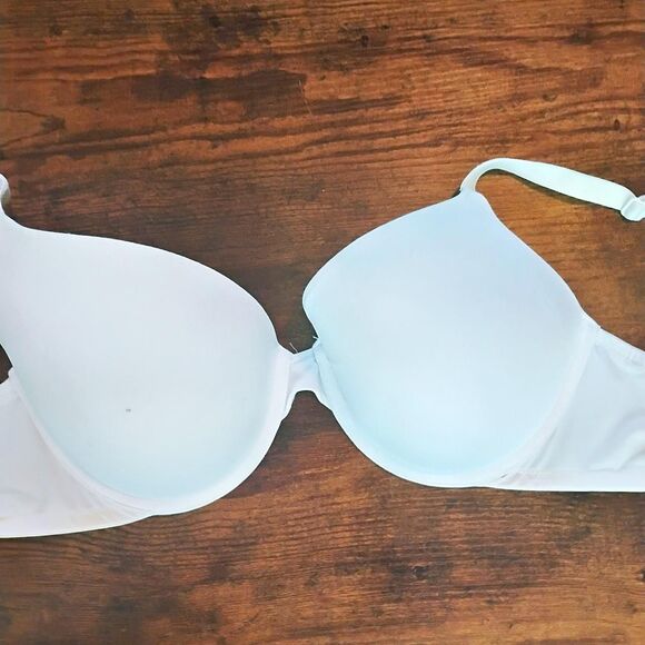 white underwire bra with adjustable - Picture 3 of 7